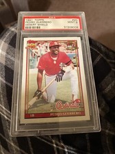 1991 Topps Desert Shield #20 PEDRO GUERRERO PSA 9 CARDINALS **AUTHENTIC**