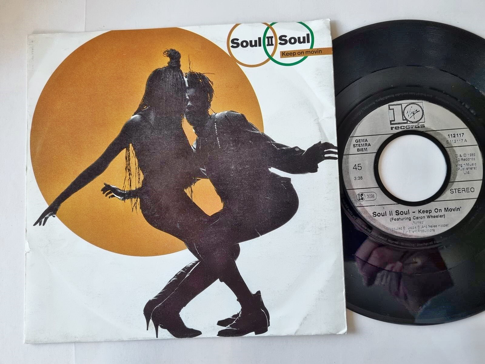 Soul II Soul - Keep on movin' 7'' Vinyl Germany