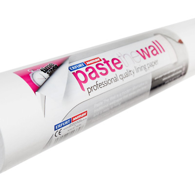 10x Erfurt Qualitäts Paste The Wall Lining Papier weiß sehr einfach aufzuhängen Tapete