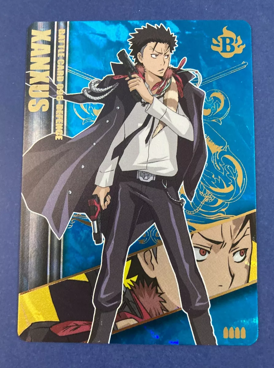 Katekyo Hitman Reborn !Xanxus holo card Japanese Anime Very Rare F/S