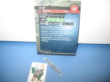  Axis Allies War at Sea FLANK SPEED U-47 27/40 with card 