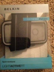 Belkin Sport Armband Light Active Fit For Ipod Nano F8Z377ttKG