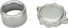 Aluminum Gas/Oil Tank Filler Neck, Twist-On Vented Cap, Universal Fit - Premium
