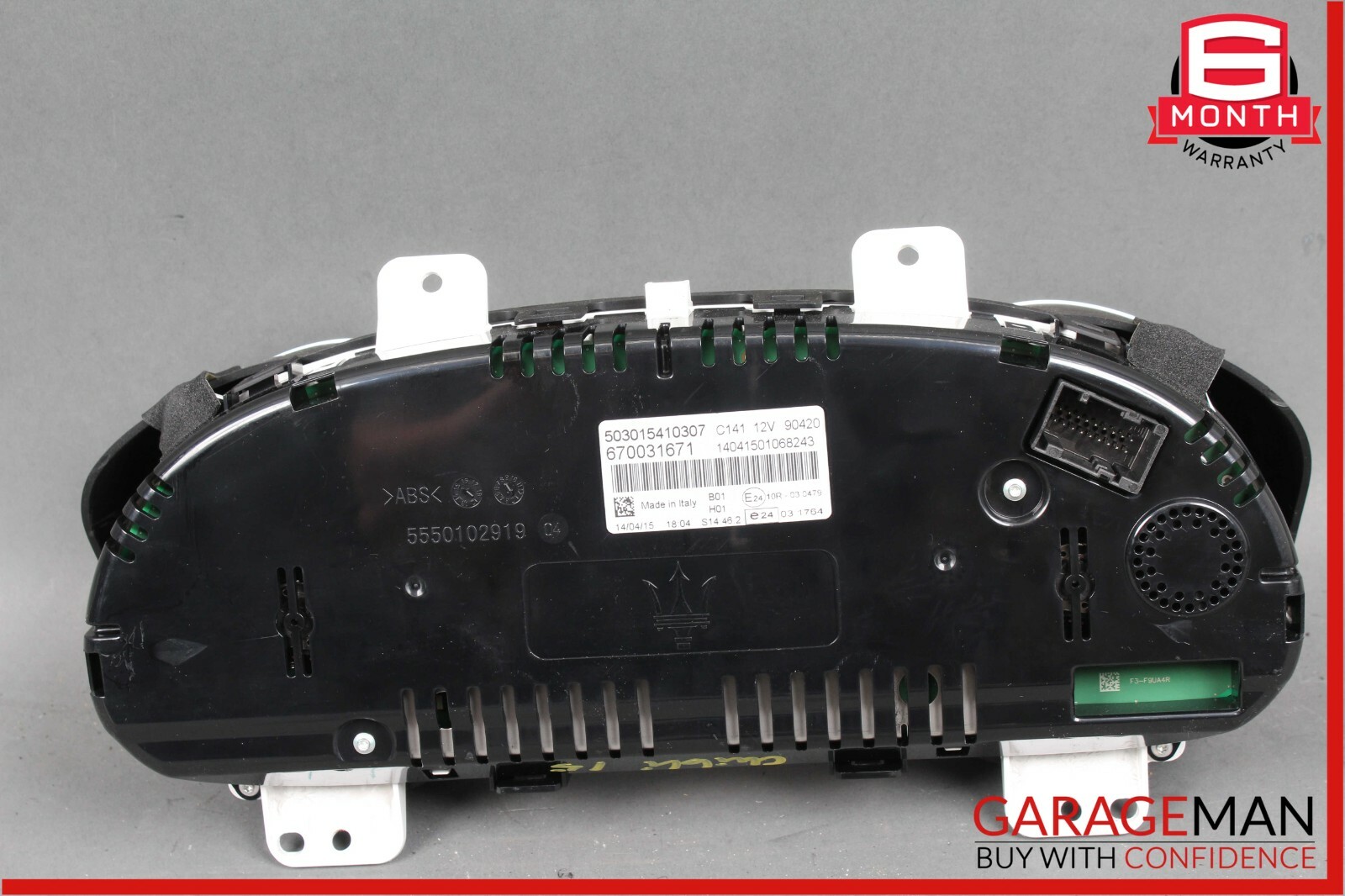 14-17 Maserati Ghibli S Speedometer Odometer Instrument Cluster Gauge OEM