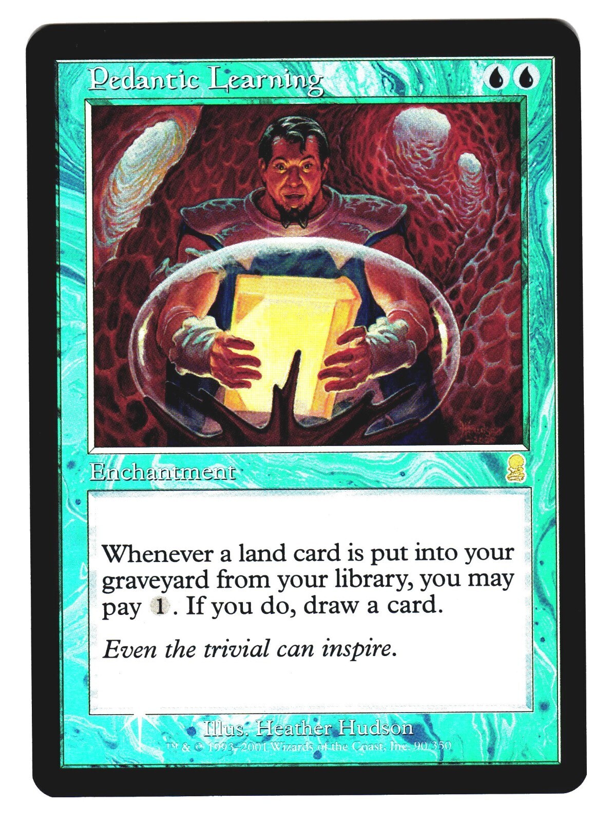 Magic The Gathering MTG - Odyssey ODY 2001 - #90 Pedantic Learning FOIL x1
