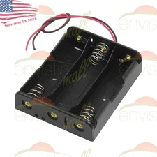 3S Battery Holder Case Clip Box  for 3X 18650 12V Li-Ion with 6" Wire Leads USA