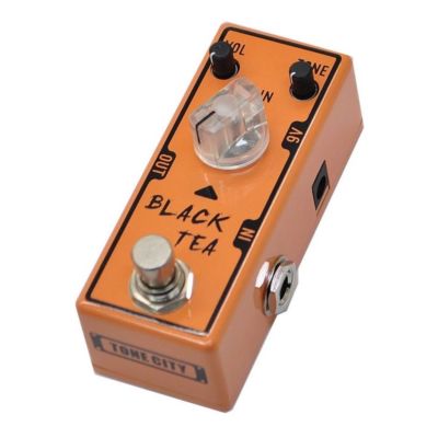 TONE CITY Black tea Distortion Guitar Effect Compact Foot Pedal