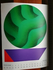 Popart Plakat Kunstdruck Dumont Kalender 71 Kumi Sugai Soleil vert 1968 retro