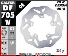 Galfer Disco Freno Posteriore Wave Fixed 175X4mm Piaggio Nrg 50=Mc2 1998>2003