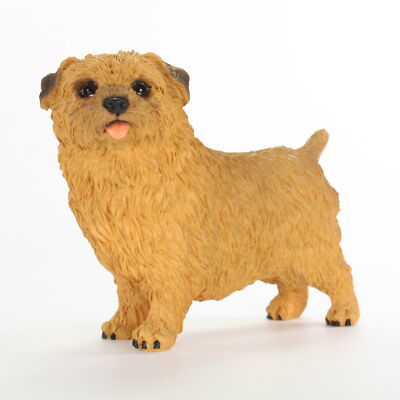 Norfolk Terrier Figurine Hand Painted Collectible Statue