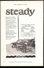 1926 Caterpillar Tractor Co. San Leandro CA, Peoria IL Vintage ORIG. print ad