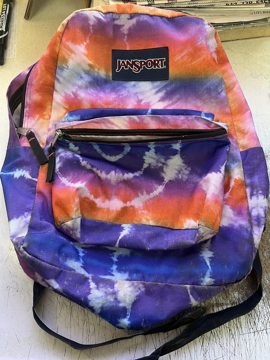tie dye book bag jansport Jansport Tie Dye Backpack Book Bag