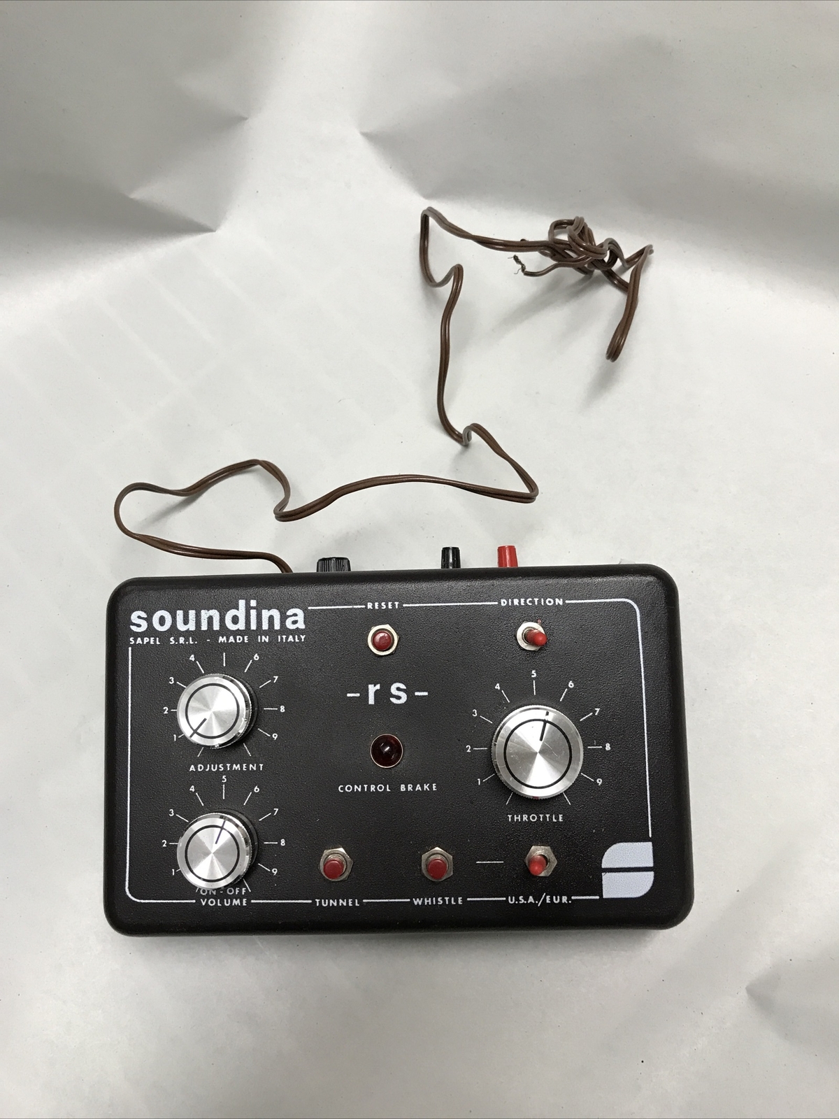 SOUNDINA SAPEL S.R.L. MODEL TRAIN CONTROLLER. MADE IN ITALY