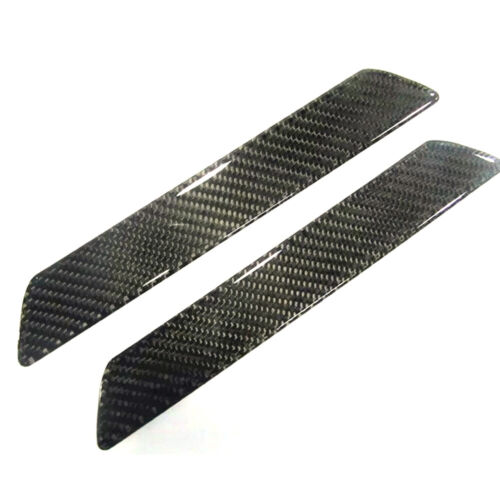 2 Car Carbon Fiber Door Sill Scuff Plate Cover Panel Step Protector Accessories - Picture 3 of 11