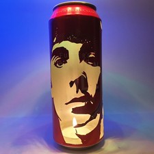 Keith Moon Beer Can Lantern! The Who Pop Art Tealight Candle Lamp - Unique Gift!