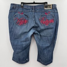 Apple Bottoms Jean Shorts Embroidered Vintage Bermuda shorts size 21/23