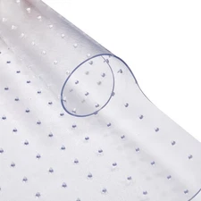 48x30 Inch Anti-Slip PVC Chair Mat for Carpet Protection - Frosted Mat with Nail