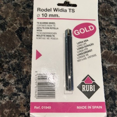 Rubi Tools 10 mm Gold Titanium Scoring Wheel for Ts