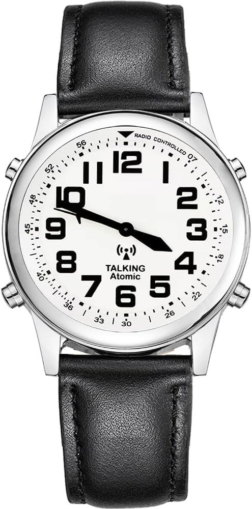 English Talking Men's Watch for Elderly, Low Vision or Visually Impaired