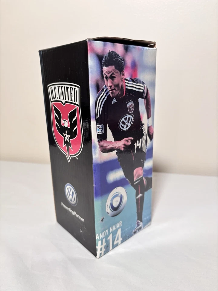 Bobblehead de fútbol Andy Najar DC United MLS edición limitada Foto 3 de 4