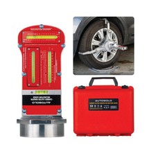 AutoSolo Magnetic Camber Caster Kingpin Gauge 3-in-1 Car Alignment Tool - DIY...
