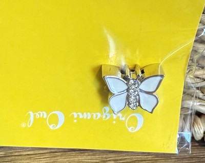 New Origami Owl Swarovski Silver Slider Butterfly Bracelet Jewelry Crystals Gift