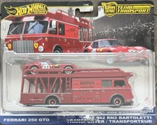 Hot Wheels Premium Team Transport 83 Ferrari 250 GTO  Fiat 642 RN2 Bartoletti