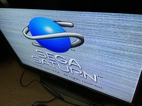 Vintge SEGA Saturn Home Console Black powers on Not fully tested Can&rsquo;t read disc