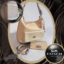 Borsa a tracolla Coach 2013 Legacy Hobo con portafoglio e tracolla Xtra pelle crema