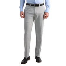 Kenneth Cole Reaction Mens Slim Fit Performance Dress Pants Light Gray 30x34