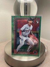 2025 Topps Update Kristian Campbell #US129 Rookie Debut Green Foil /99