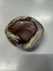 Vintage Japanese Glass? Art Glass Ashtray Cigar Cigarette Bowl Venetian
