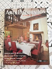Lot de 2 magazines Art & Décoration, N° 126 + N° 141 Années 60 Très bon état