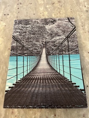 Canvas Wall Art Print Of Suspended Bridge.