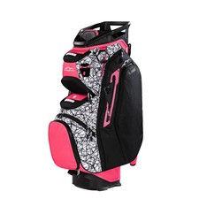Sun Mountain C-Series C-130 Cart Golf Bag NEW 14 Way Pink Black Abstract