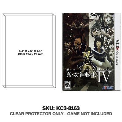 Protector For Atlus Shin Megami Tensei IV Nintendo 3DS Limited Collectors Edi...