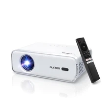 Aurzen EAZZE D1 Smart Projector with WiFi and Bluetooth, Netflix-Officially-L...