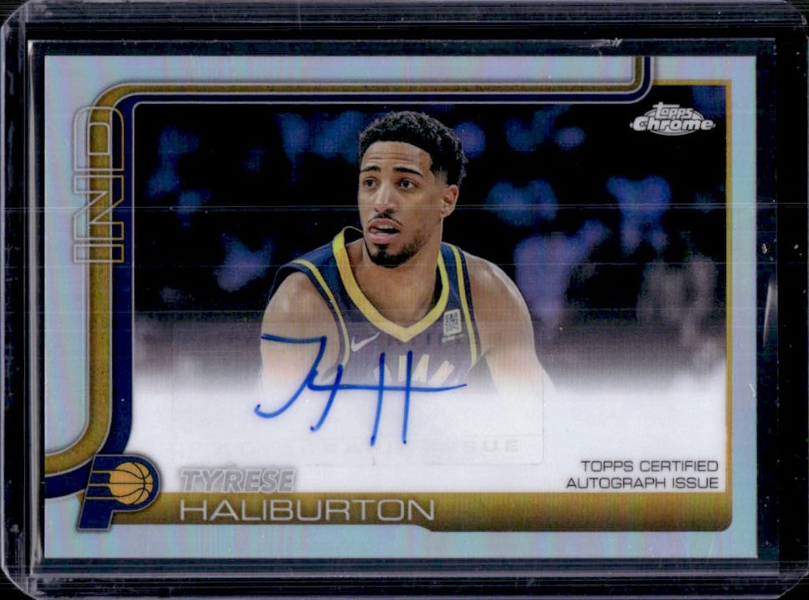 2025-26 Topps Chrome Tyrese Haliburton Auto Refractor #TCA-TH Pacers
