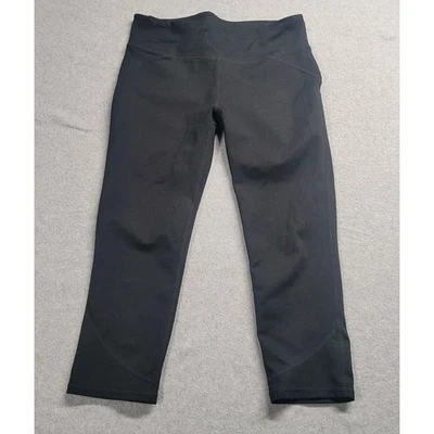 Fabletics Black Cropped Leggings Womens Small Yoga Gym Athletic Size Small - Image 1 of 4
