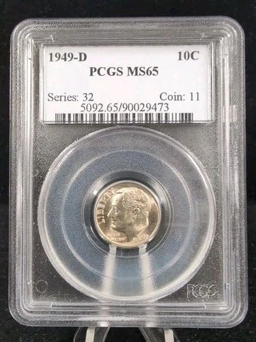 1949 D 10C Roosevelt Dime PCGS MS65 6810
