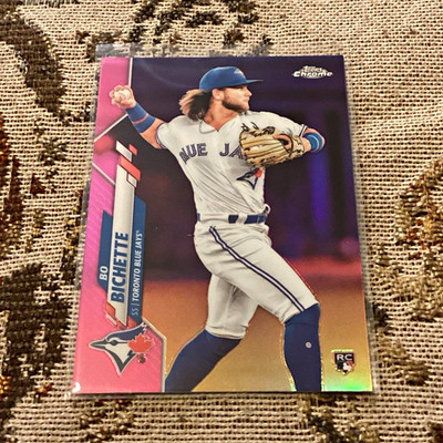 Topps Chrome 2020 Bo Bichette #150 pink Refractor Rookie Toronto Blue Jays