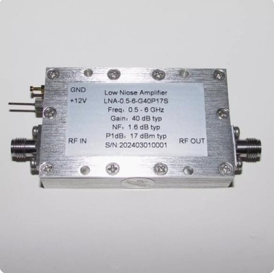 1pc LNA-0.5-6-G40P17S 0.5-6GHz 40dB 17dBm   RF Amplifier #am