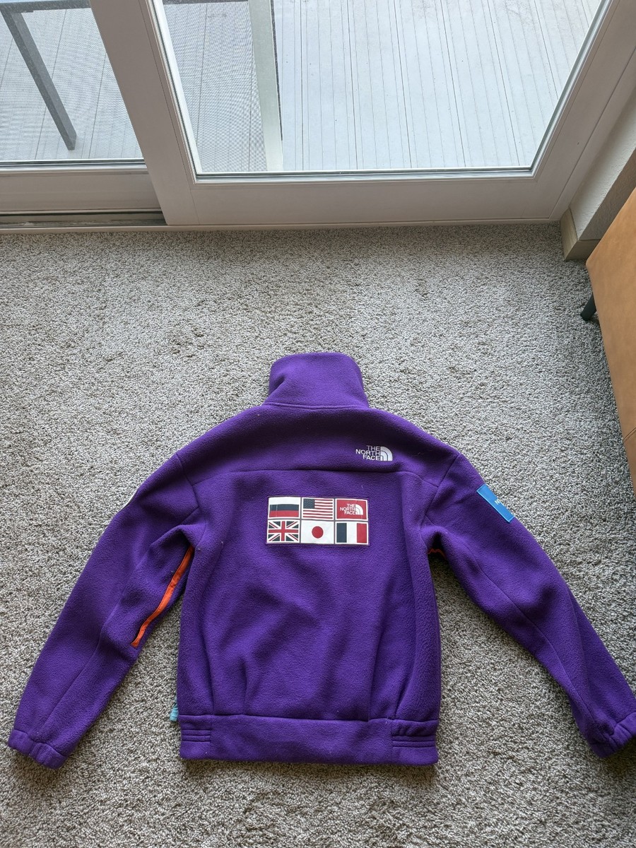 Mens The North Face TAE Trans-Antarctica Expedition Purple Fleece