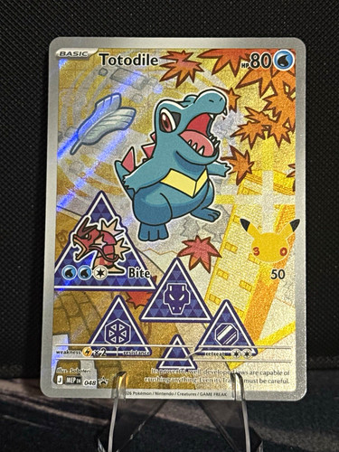 Pokemon TCG Totodile 048 Promo Holo English 2026 HP 80 Saboteri Pokemon