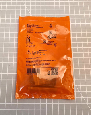 IFM Induktiver Sensor IT5034 ITB31,5BBPKG/AS Neu+OVP, 4021179139007