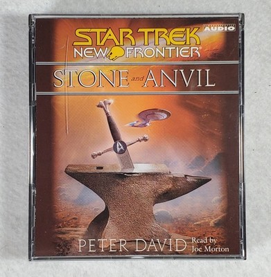 Star Trek New Frontier Stone and Anvil by Peter David Audio CDs Read Joe Morton