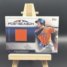 Topps 2019 Postseason Performance Relics Alex Bregman Astros Insert PPR-AB /99