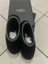 UGG Men s Black Suede Slip-On Slippers Round ...