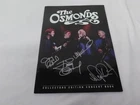 Signed by The Osmonds  Wayne Merrill Jay Jimmy Collectors Edition Concert Book