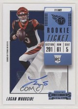 2018 Panini Contenders Rookie Ticket Auto Logan Woodside #223 Auto 0a7